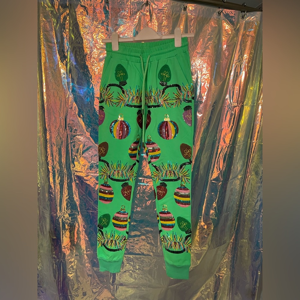 QOS Tinsel & Ornament Joggers